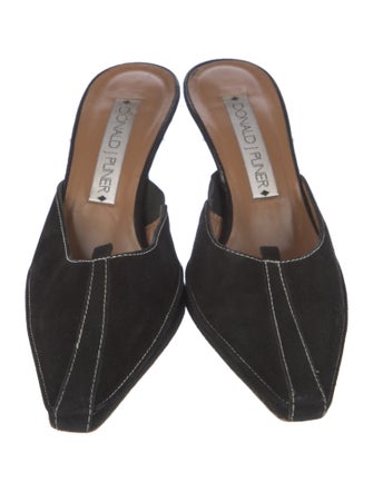 Donald Pliner Suede Mules