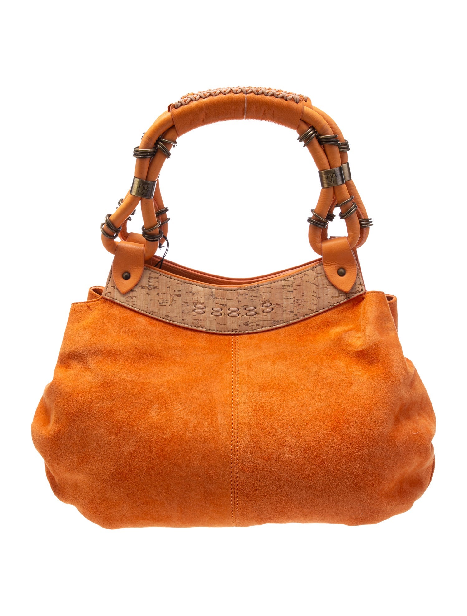 Donald Pliner Suede Top Handle Bag