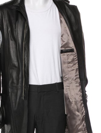 Donald Pliner Leather Moto Jacket