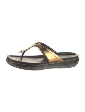 Donald Pliner Leather Flip Flops