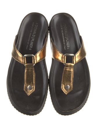Donald Pliner Leather Flip Flops