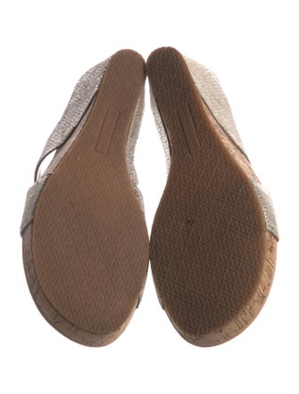 Donald Pliner Leather Printed Slides