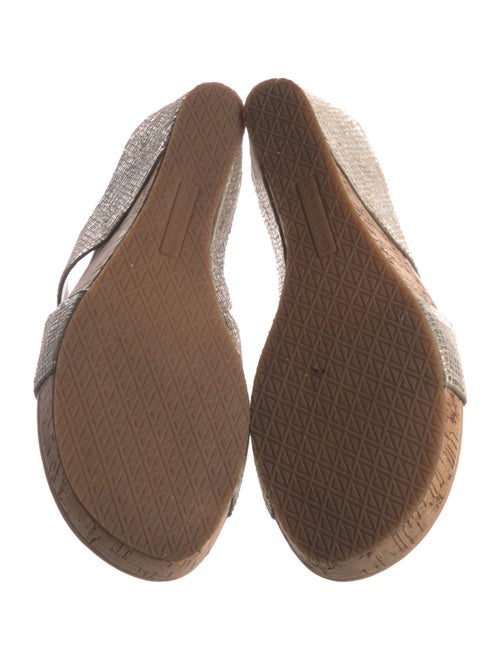 Donald Pliner Leather Printed Slides