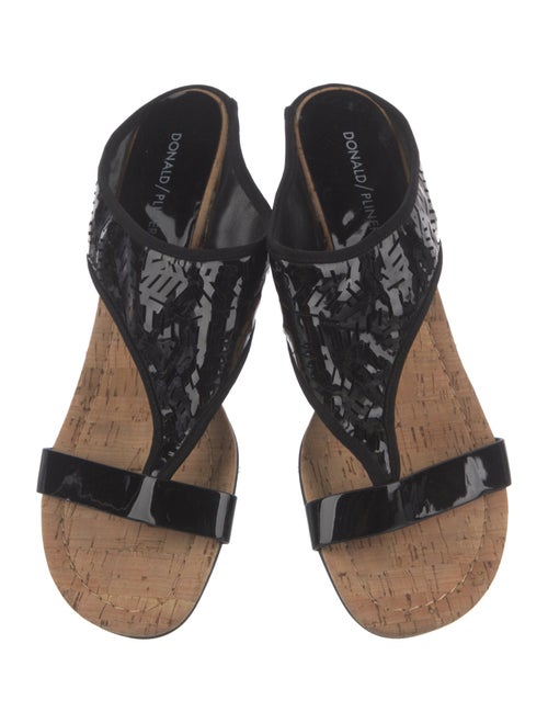 Donald Pliner Patent Leather Slides