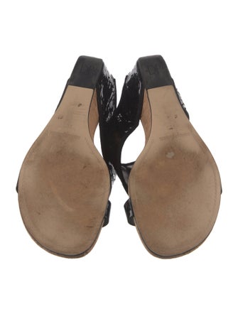 Donald Pliner Patent Leather Slides