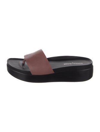 Donald Pliner Leather Slides