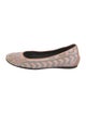 Donald Pliner Leather Patterned Ballet Flats
