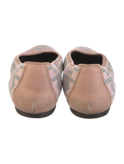 Donald Pliner Leather Patterned Ballet Flats