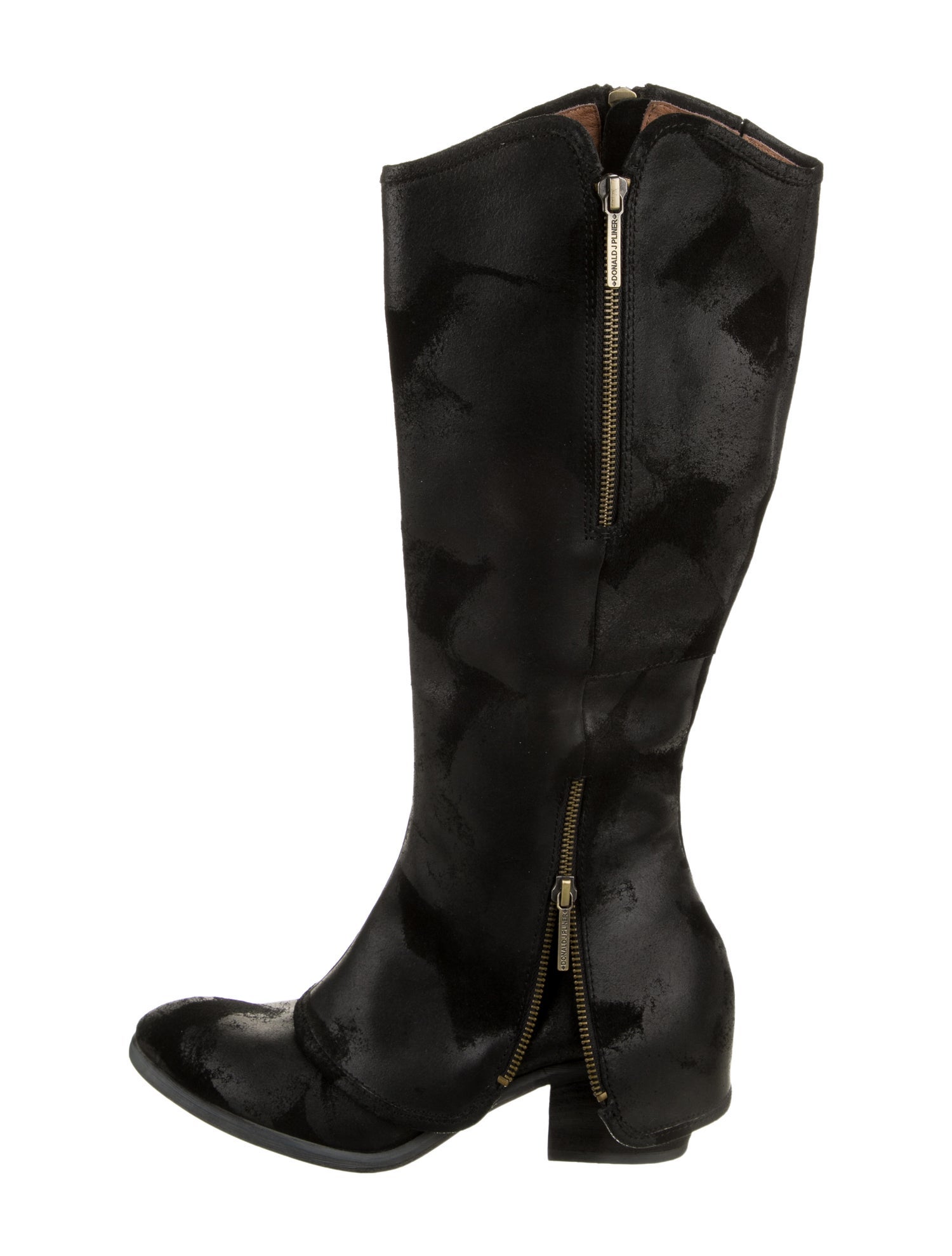 Donald Pliner Leather Riding Boots