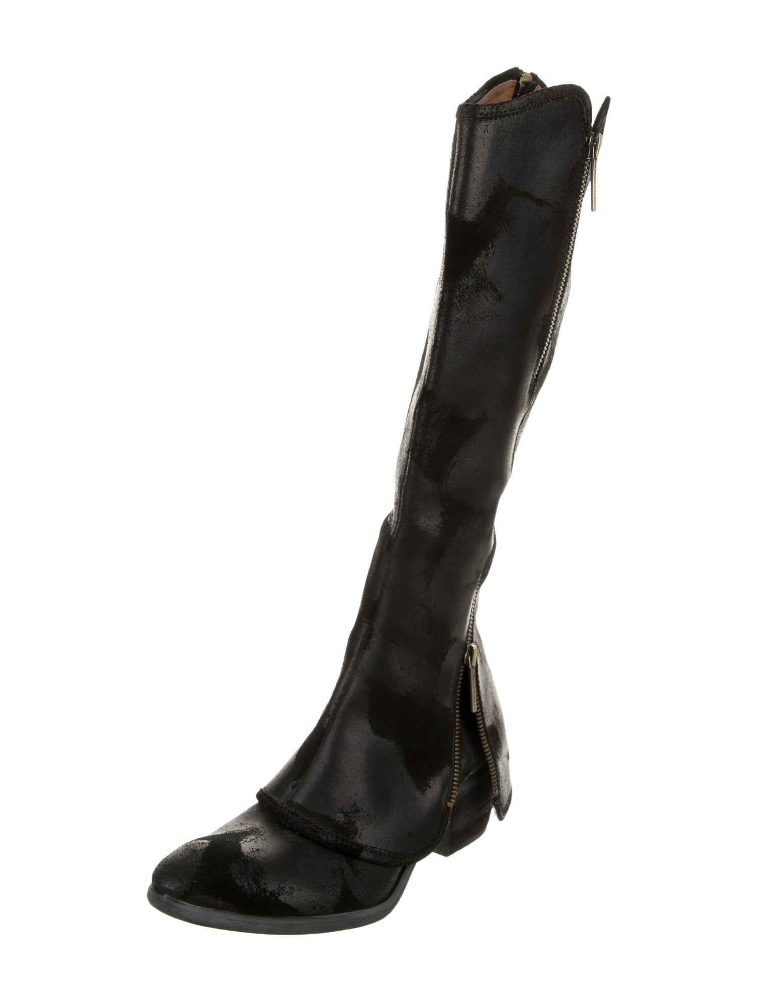 Donald Pliner Leather Riding Boots