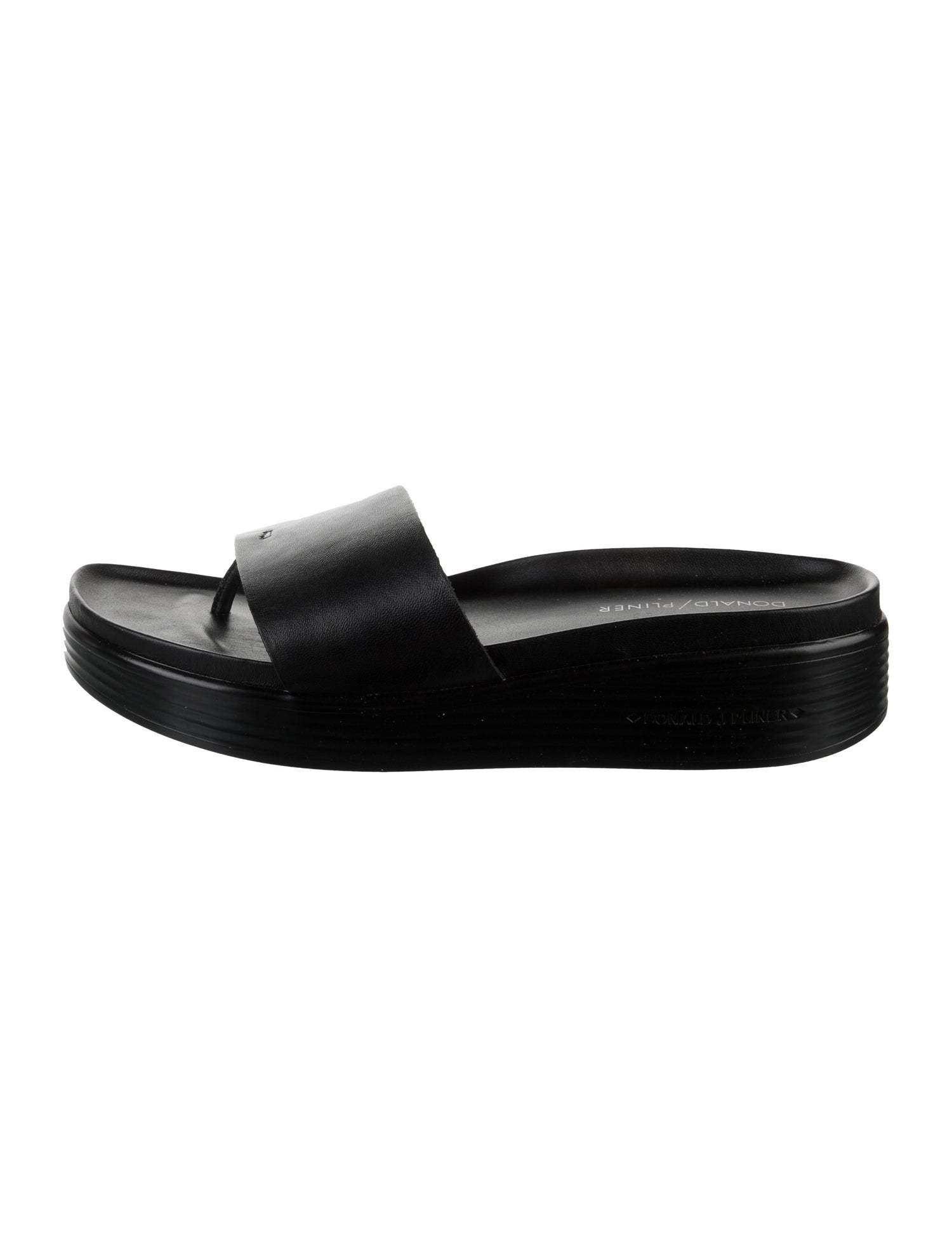 Donald Pliner Leather Slides