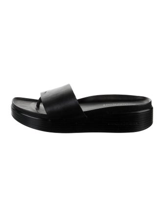 Donald Pliner Leather Slides