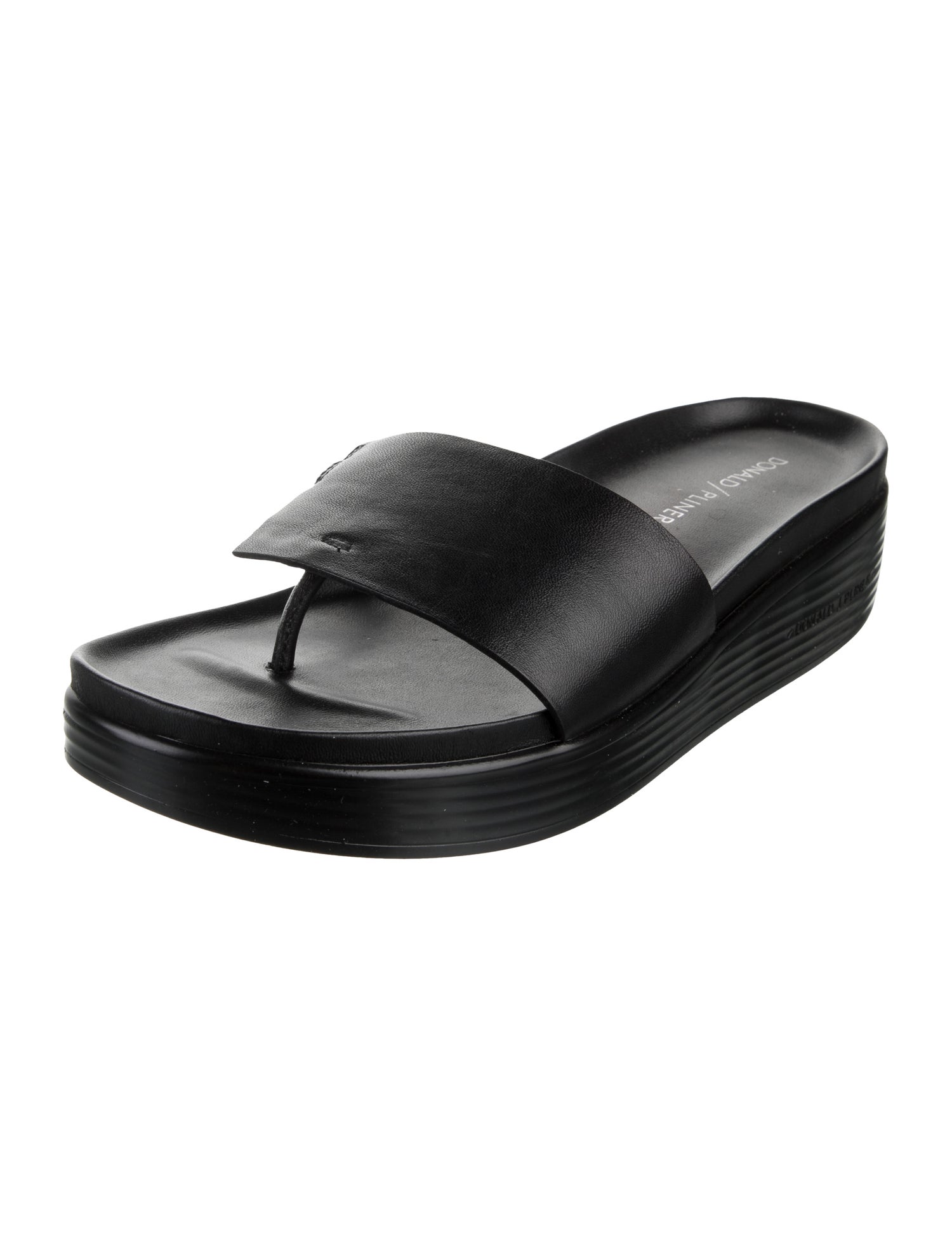 Donald Pliner Leather Slides