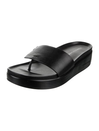 Donald Pliner Leather Slides