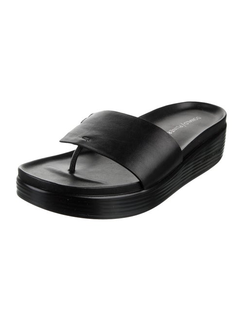 Donald Pliner Leather Slides