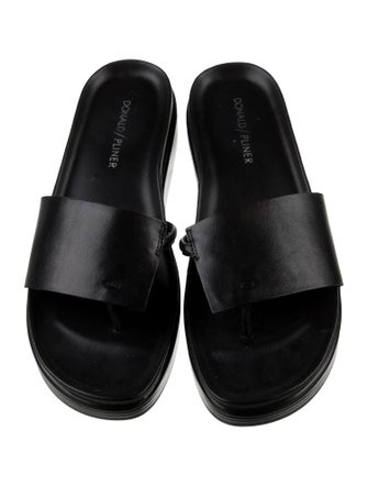 Donald Pliner Leather Slides