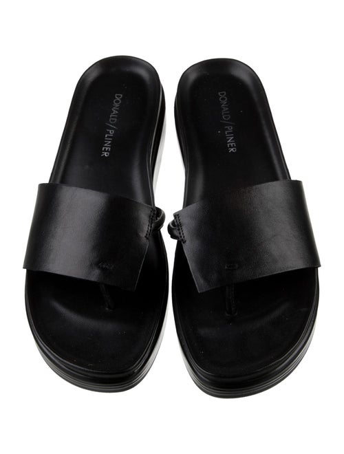Donald Pliner Leather Slides