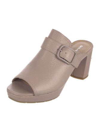 Donald Pliner Leather Slides