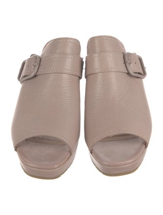 Donald Pliner Leather Slides