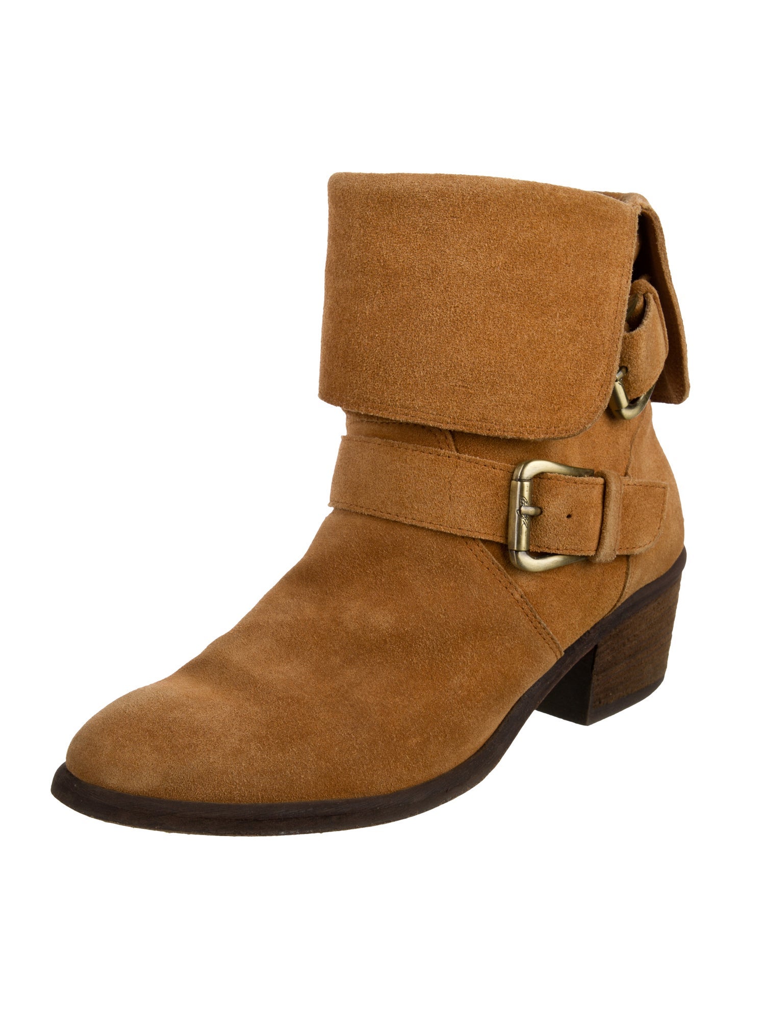 Donald Pliner Suede Moto Boots
