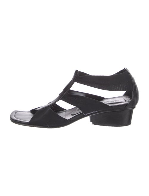 Donald Pliner Leather T-Strap Sandals