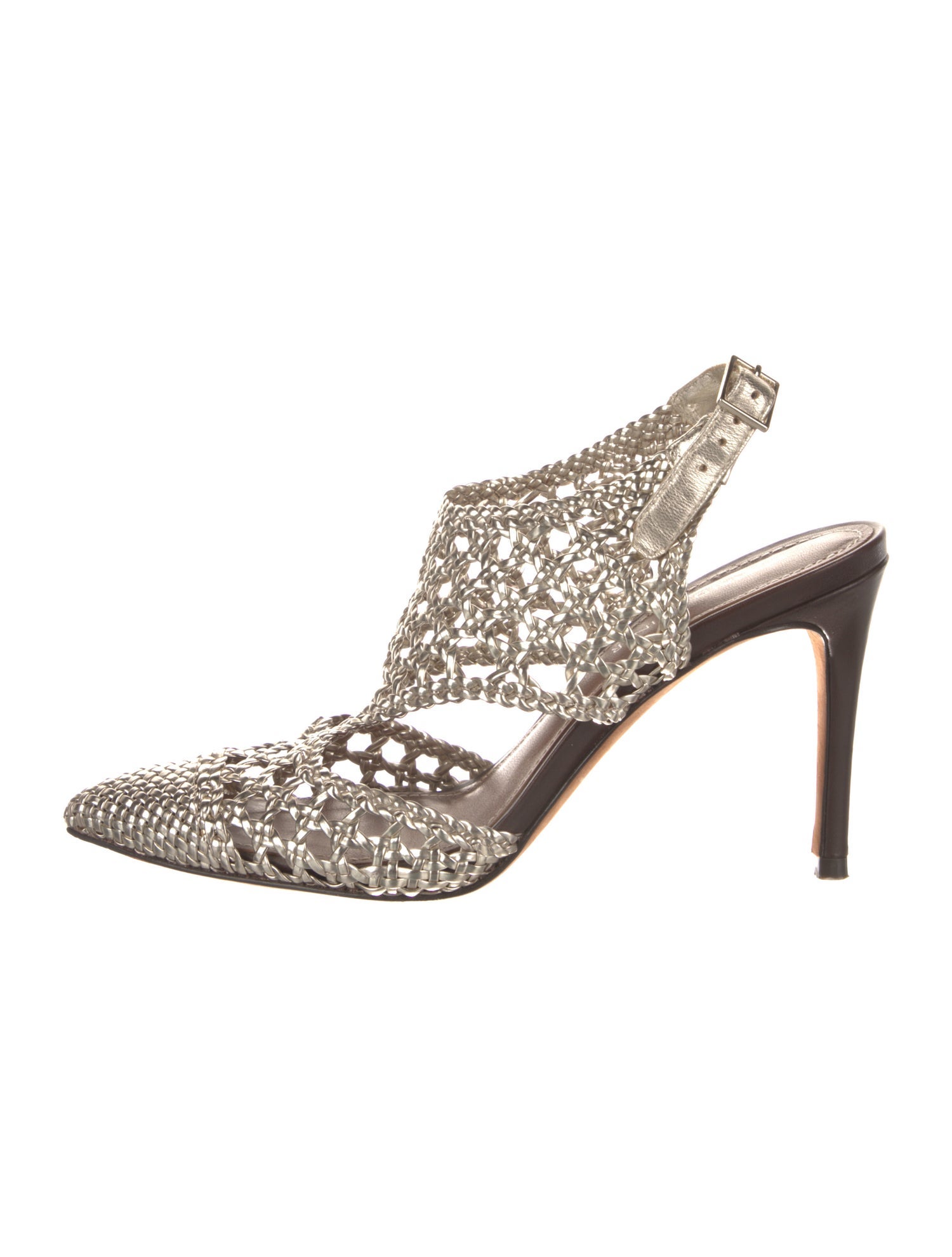 Donald Pliner Leather Slingback Pumps