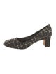 Donald Pliner Tweed Pattern Pumps