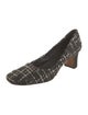 Donald Pliner Tweed Pattern Pumps
