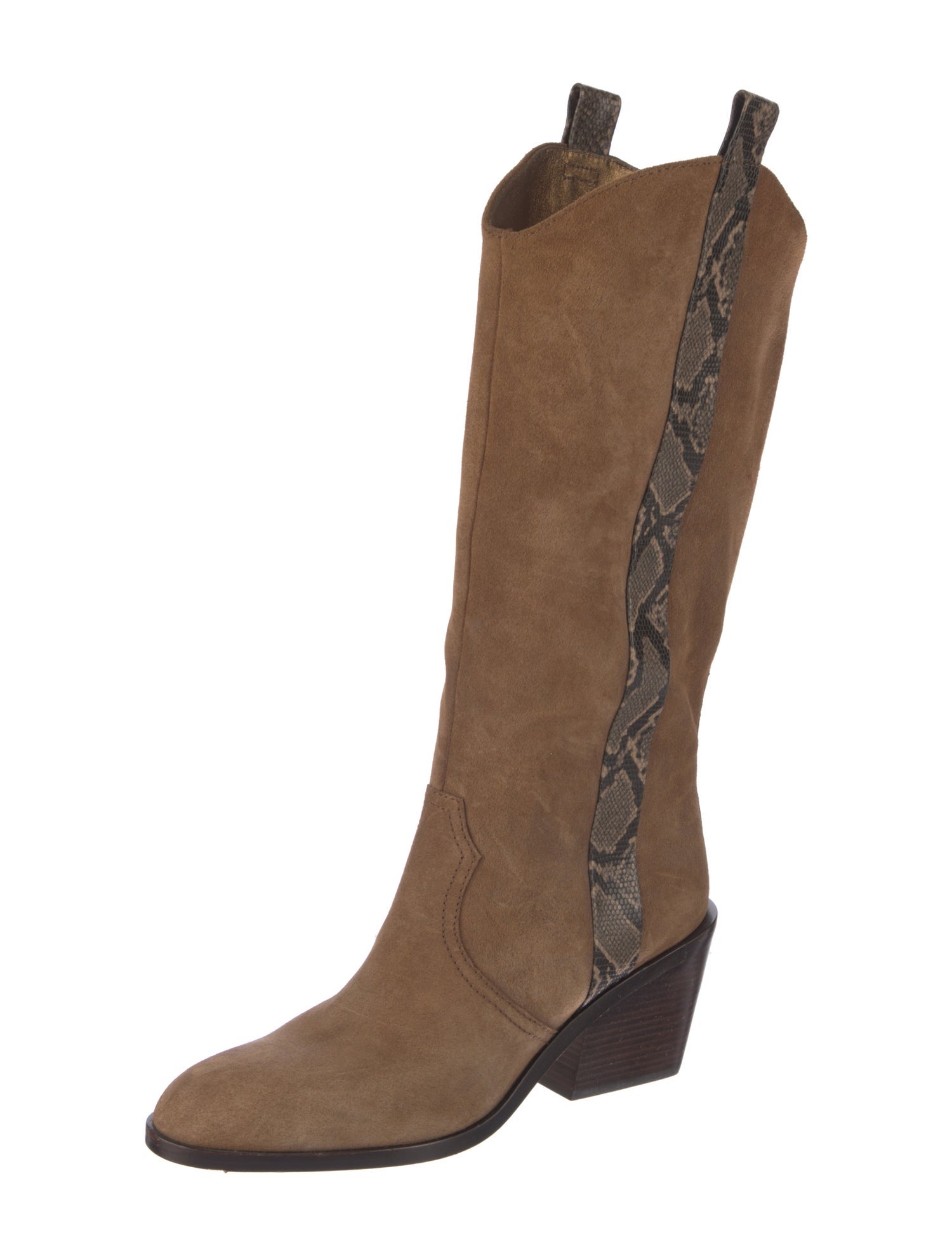 Donald Pliner Suede Western Boots w/ Tags