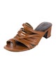 Donald Pliner Leather Colorblock Pattern Sandals