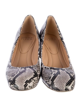 Donald Pliner Snakeskin Animal Print Pumps
