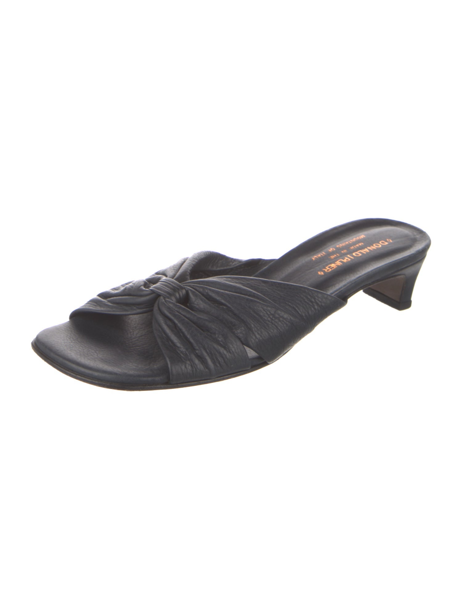 Donald Pliner Leather Slides