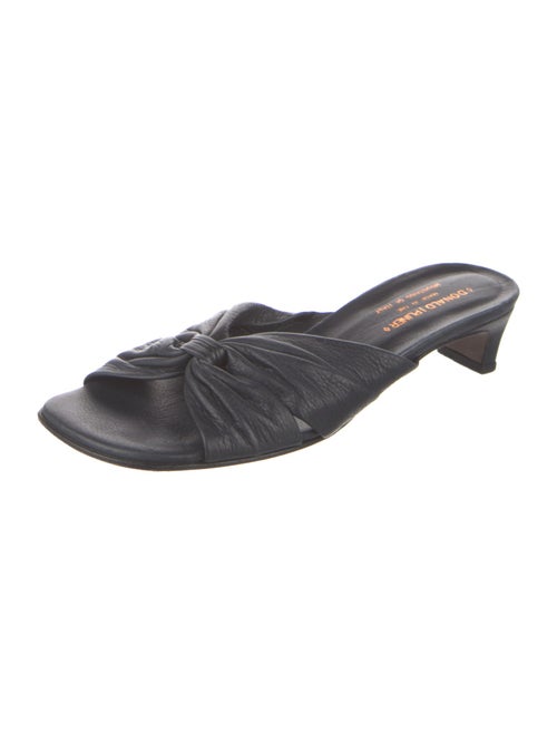 Donald Pliner Leather Slides
