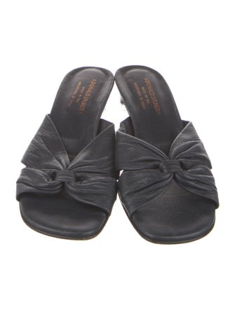 Donald Pliner Leather Slides