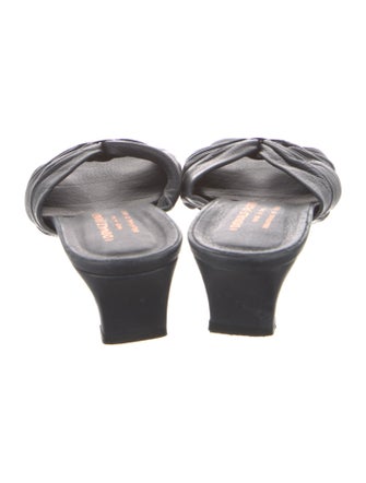 Donald Pliner Leather Slides