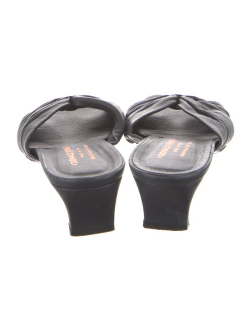 Donald Pliner Leather Slides