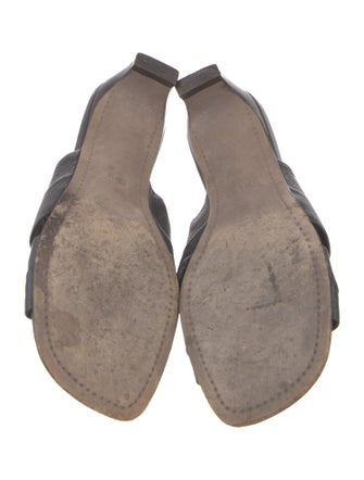 Donald Pliner Leather Slides