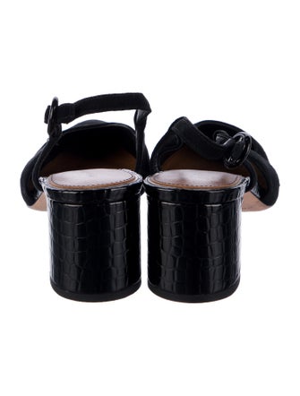 Donald Pliner Suede Slingback Pumps