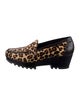 Donald Pliner Ponyhair Animal Print Loafers