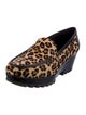 Donald Pliner Ponyhair Animal Print Loafers
