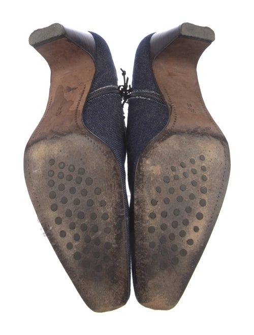 Donald Pliner Denim Colorblock Pattern Pumps