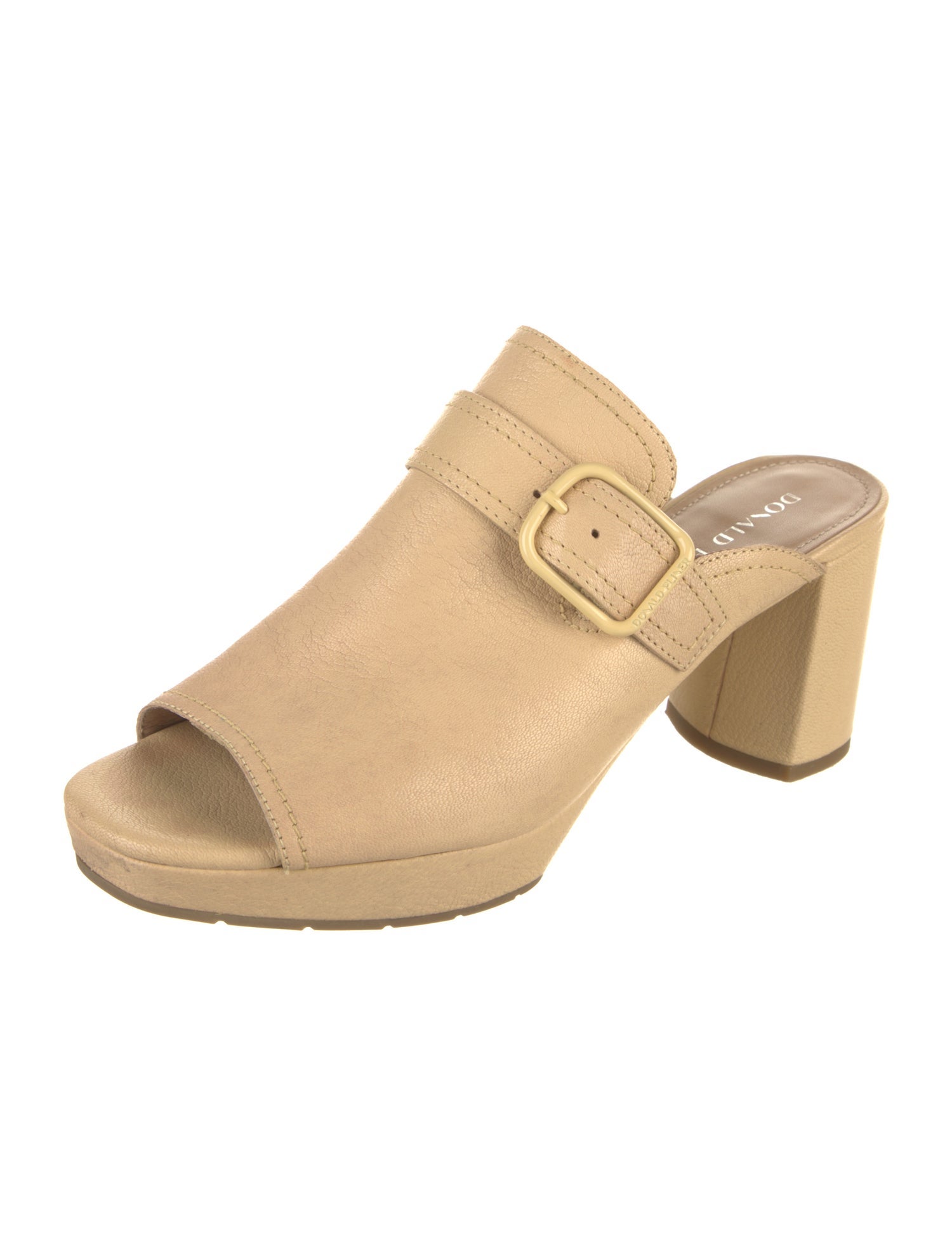 Donald Pliner Leather Slides