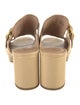 Donald Pliner Leather Slides