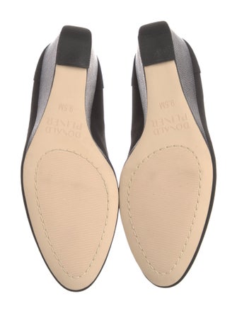 Donald Pliner Nylon Leather Trim Embellishment Oxfords