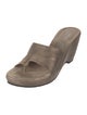 Donald Pliner Suede Slides