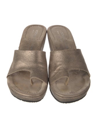 Donald Pliner Suede Slides