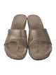 Donald Pliner Suede Slides