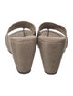 Donald Pliner Suede Slides