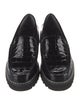 Donald Pliner Patent Leather Whipstitch Trim Loafers