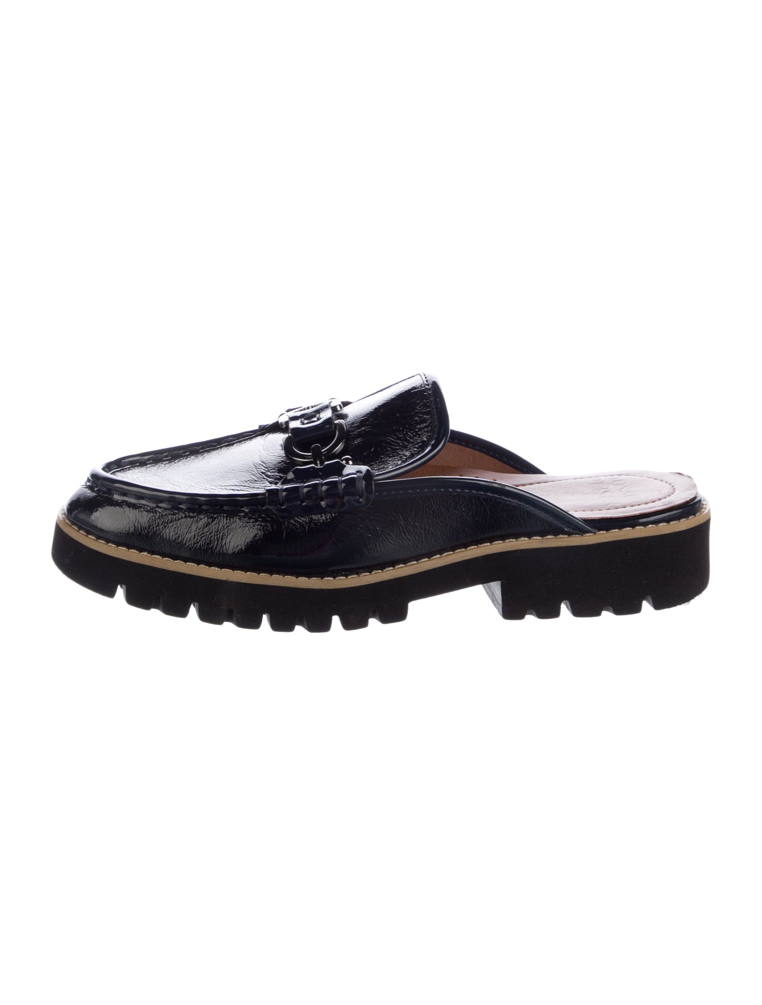 Donald Pliner Patent Leather Mules